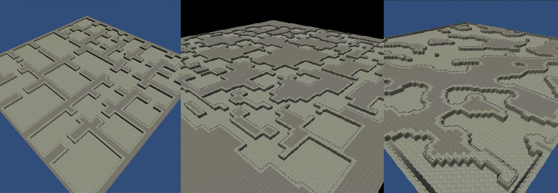 Procedural Dungeon Generation Comparison